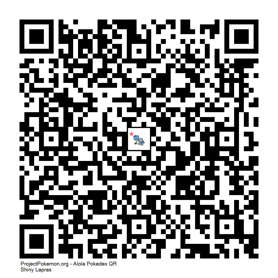 Cdigo QR de Lapras variocolor